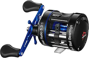 Placeholder block for round baitcater reel