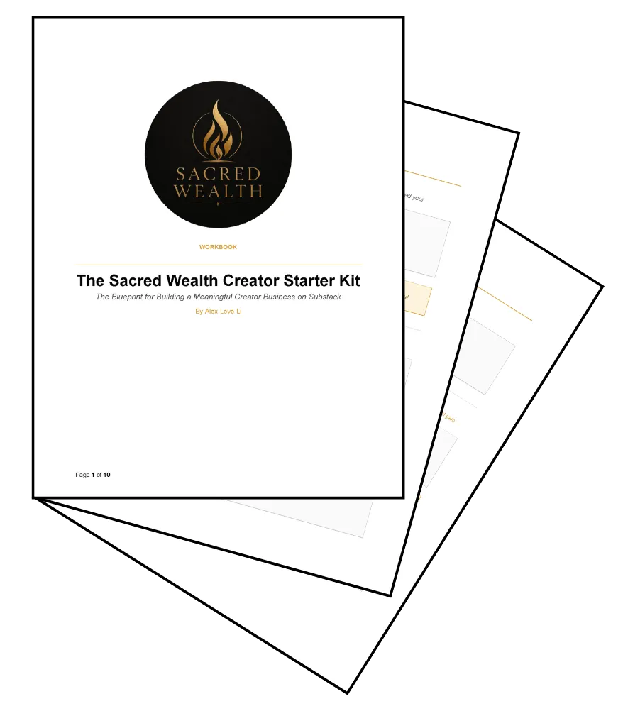The Sacred Wealth Creator Starter Kit Mockup