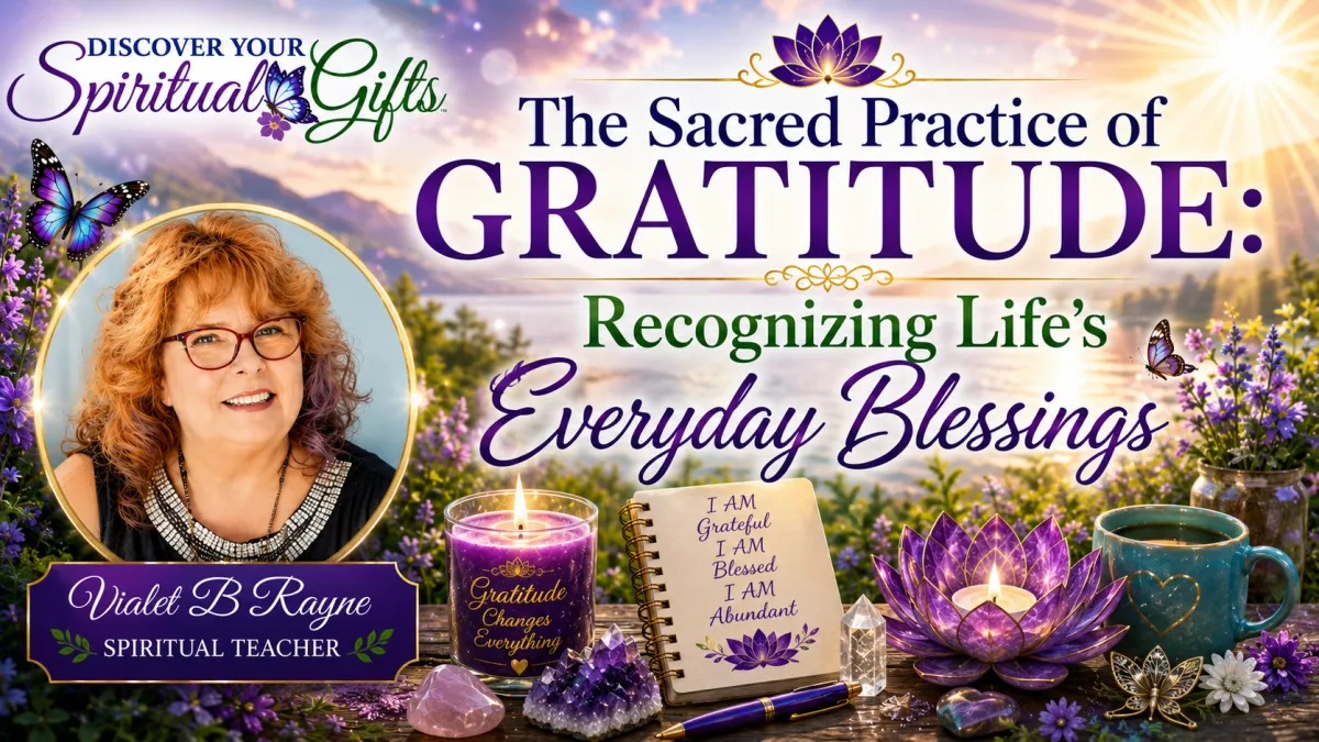 The Sacred Practice of Gratitude: Recognizing Life's Everyday Blessings