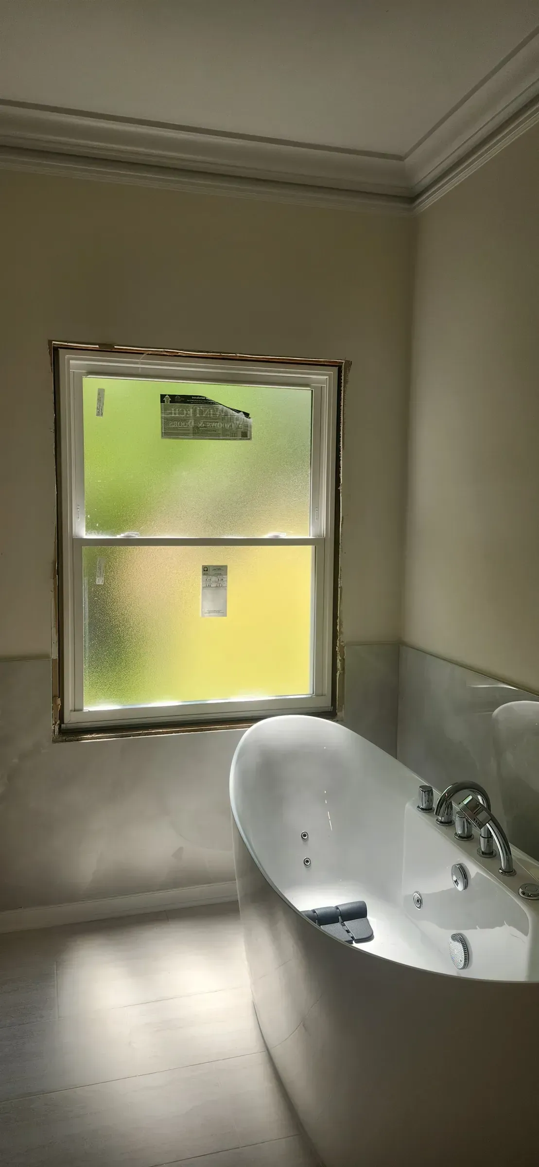Briarcliff primary bath with freestanding tub