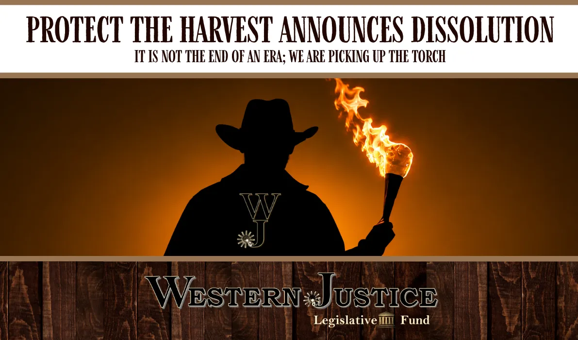 Protect The Harvest Announces Dissolution
