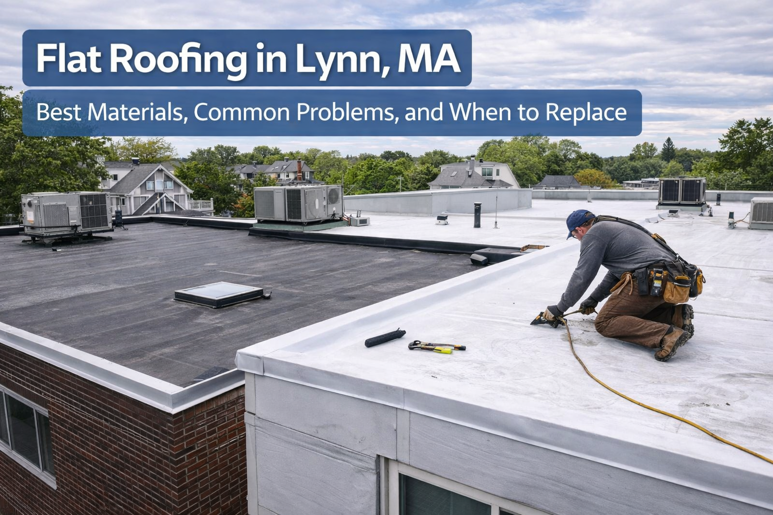 Flat Roofing in Lynn, MA: Best Materials, Common Problems, and When to Replace