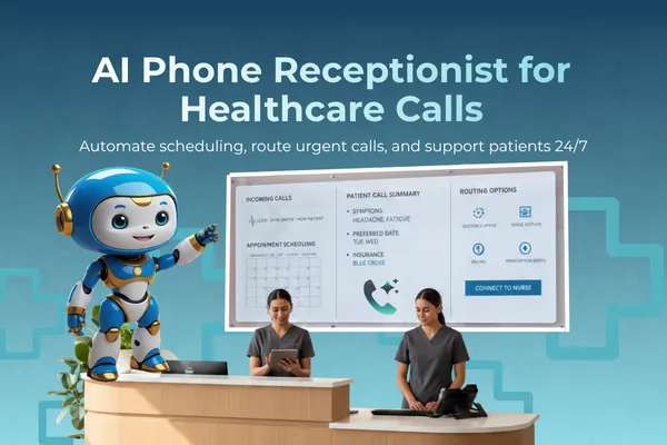 V2- AI Phone Receptionist for Healthcare Practices: 8 Essential Features to Improve Patient Communication