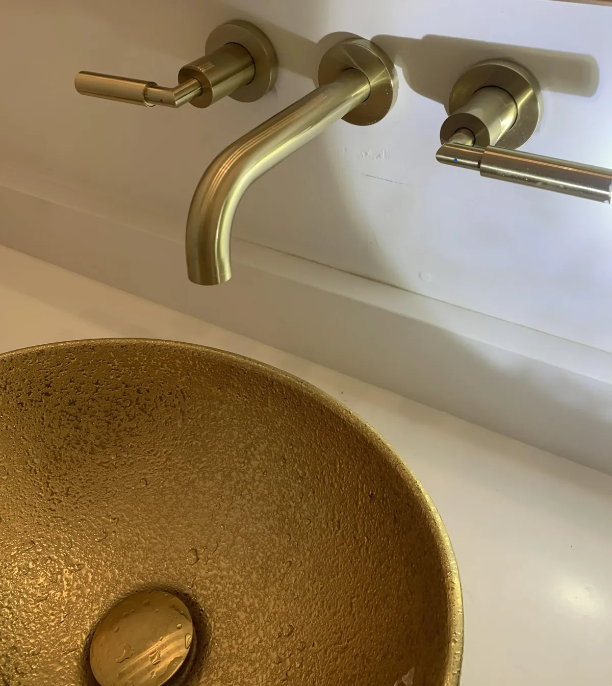Sink and facet Installation