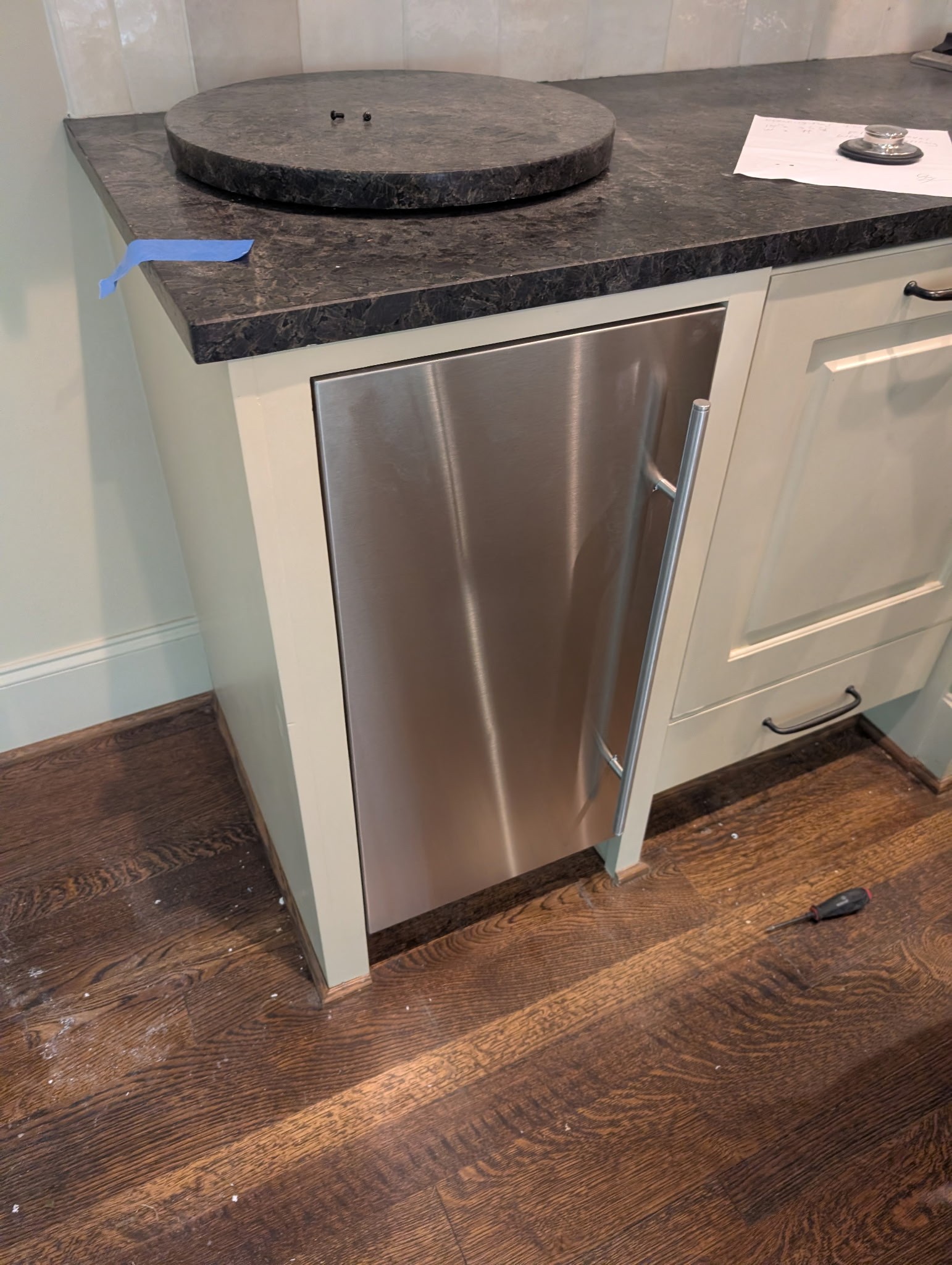 Sink and facet Installation