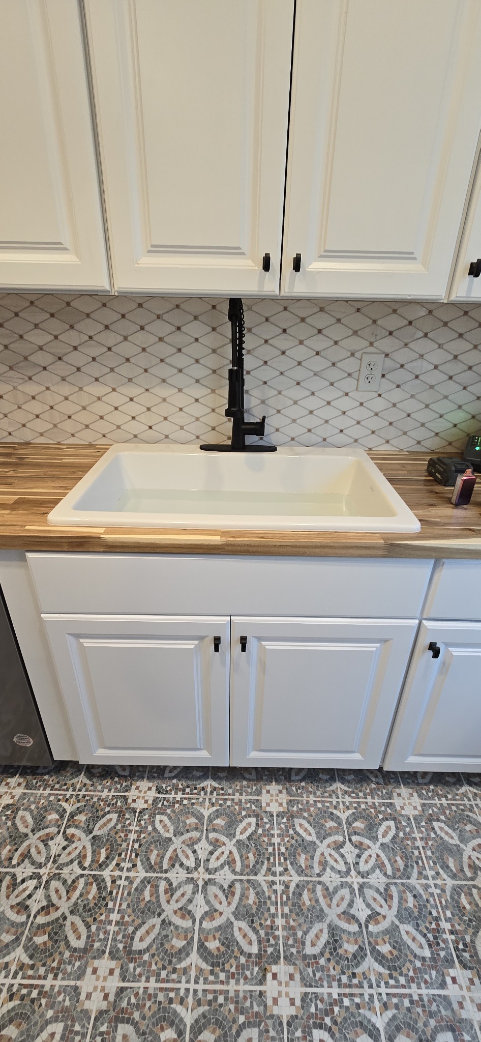 Toilet installation for bathroom remodeling
