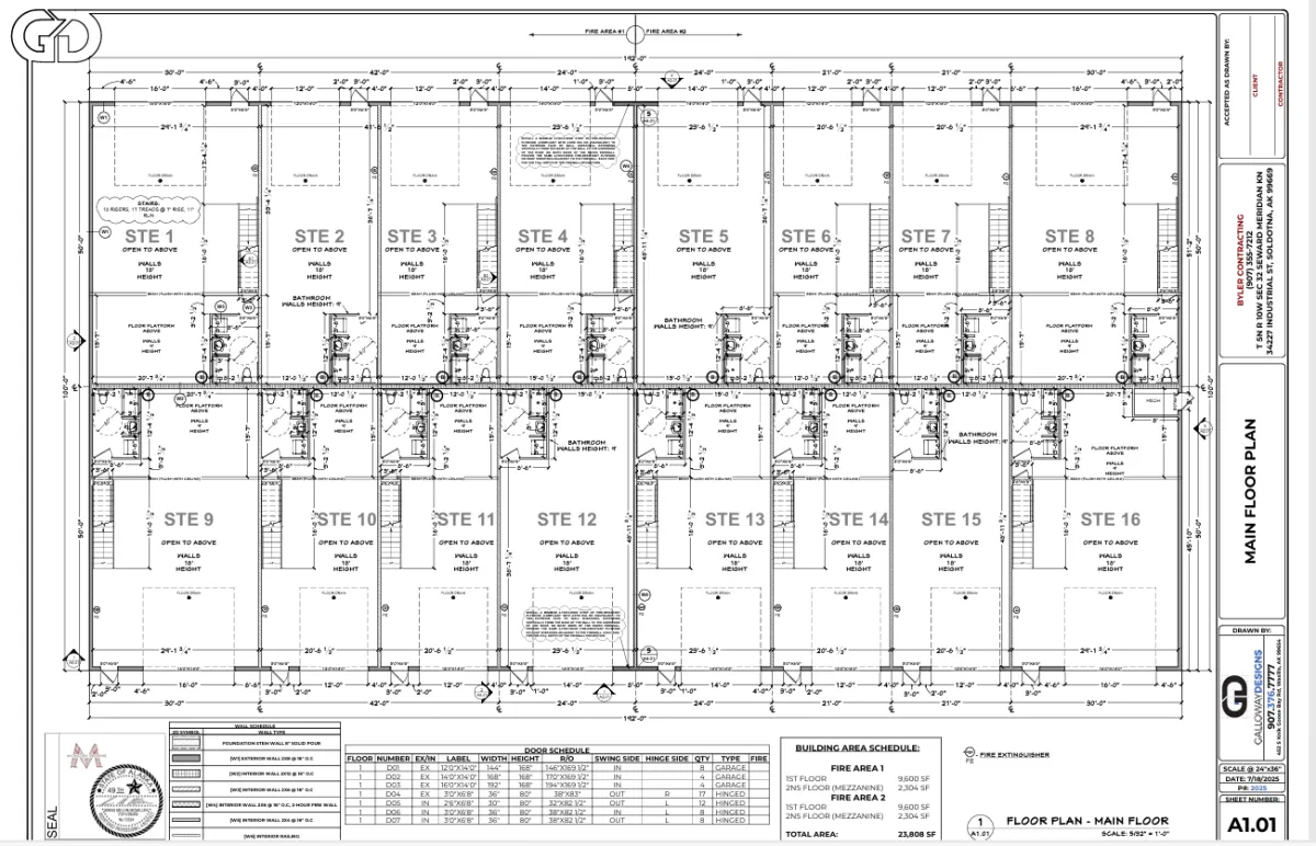 main floor plan blueprint