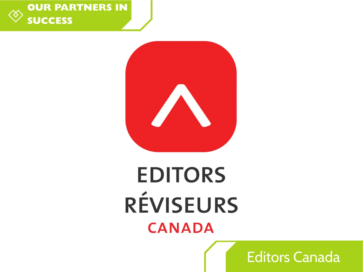 Editors Canada logo and partner logos under the heading ‘Our Partners in Success.