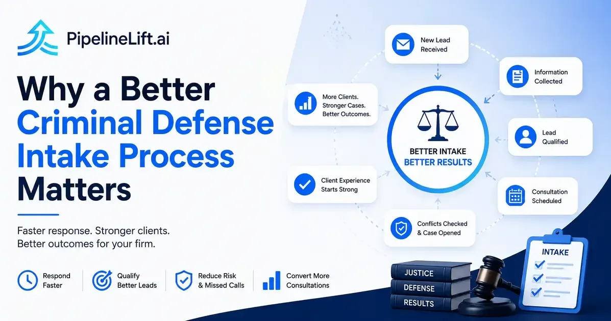 Why a Better Criminal Defense Intake Process Matters