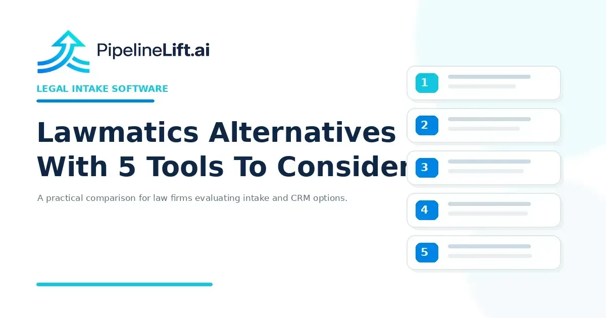 Lawmatics Alternatives With 5 Tools To Consider