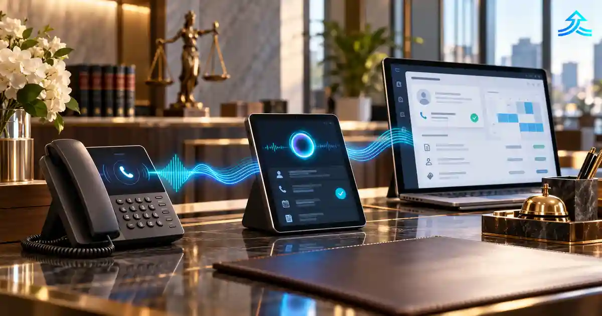 How AI Receptionist for Law Firms Works for Legal Intake