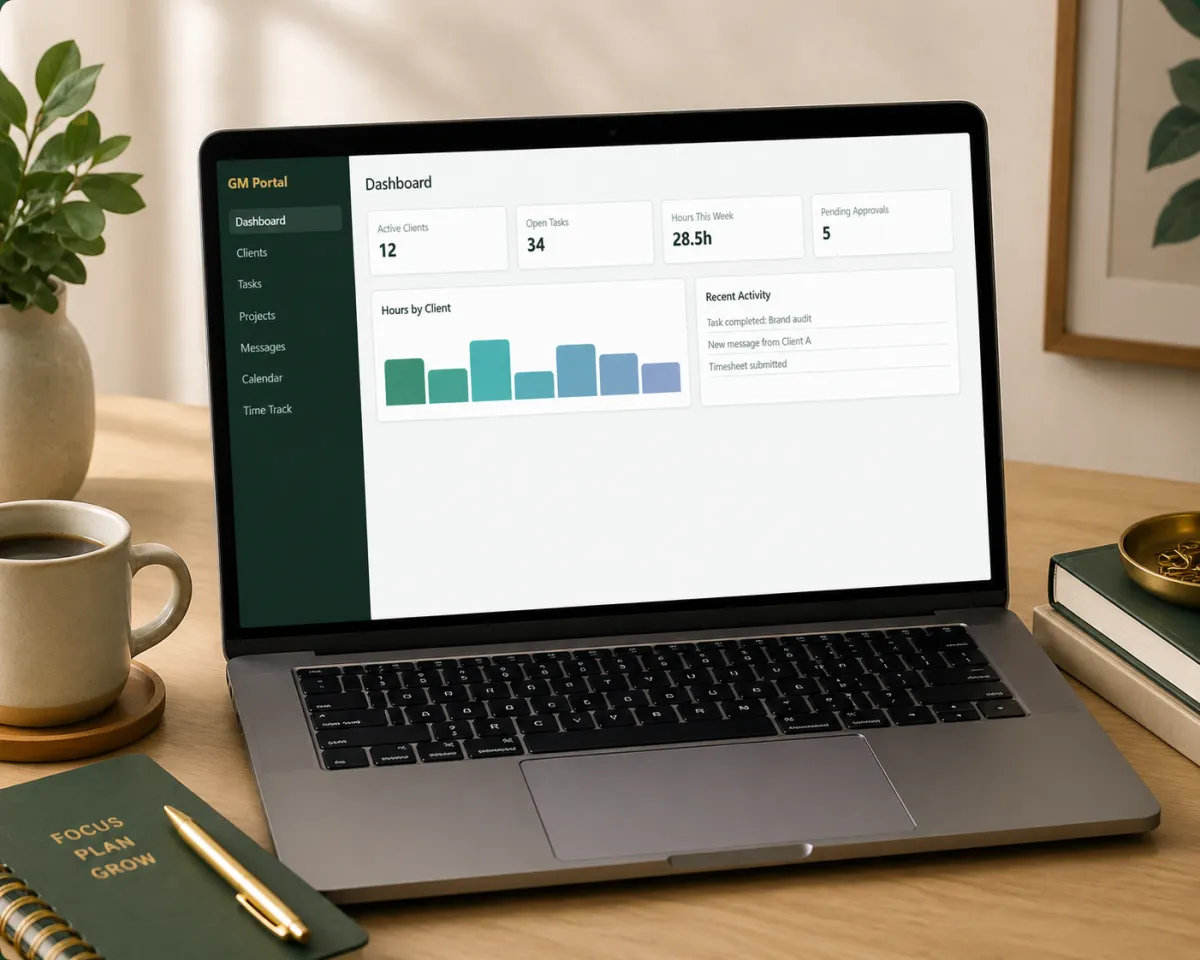 Client Portal Interface