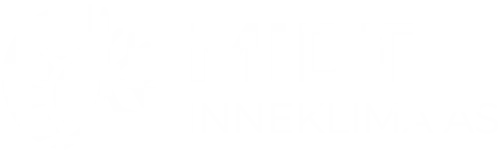 Midt Inneklima logo hvit