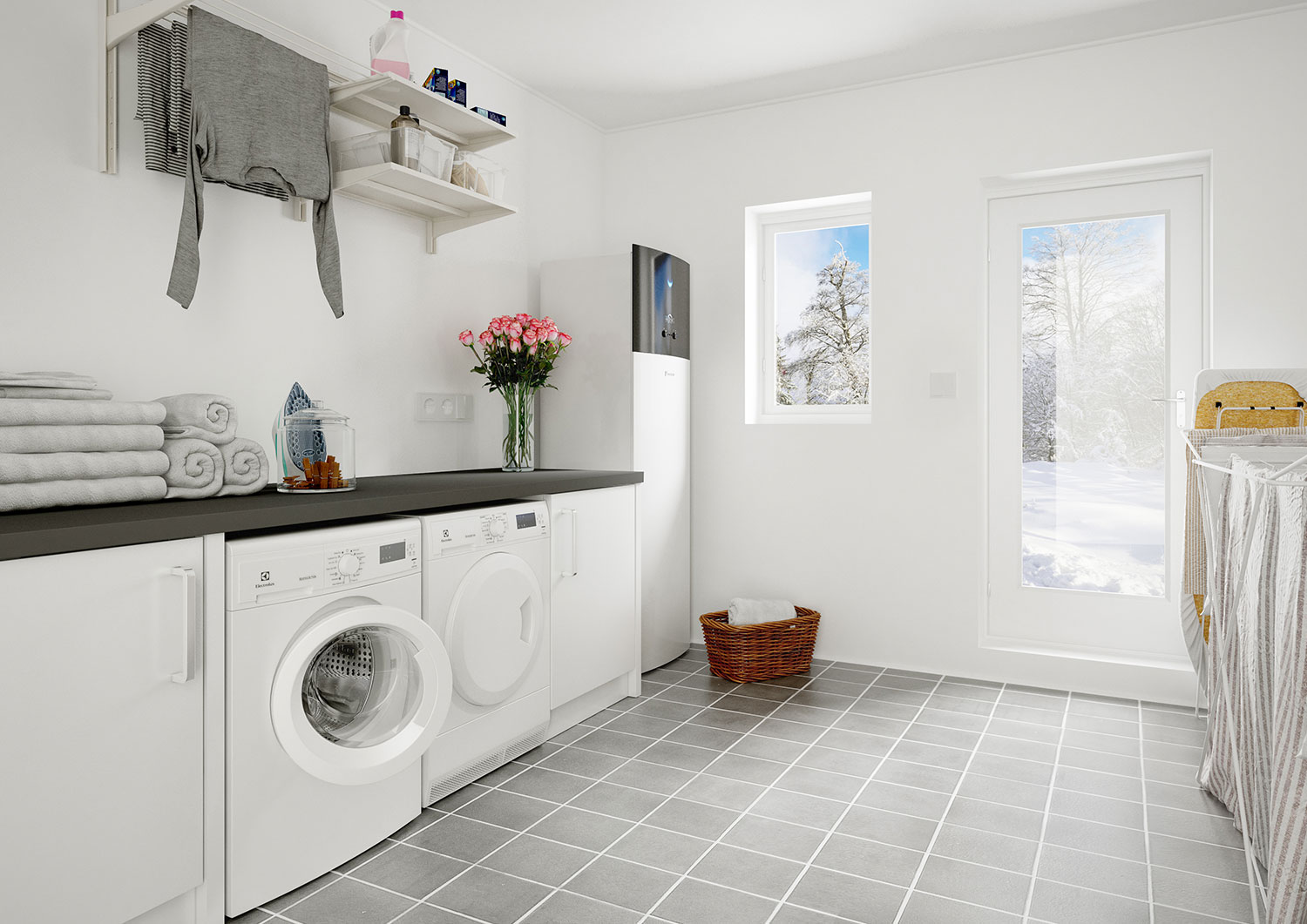 Luft vann varmepumpe