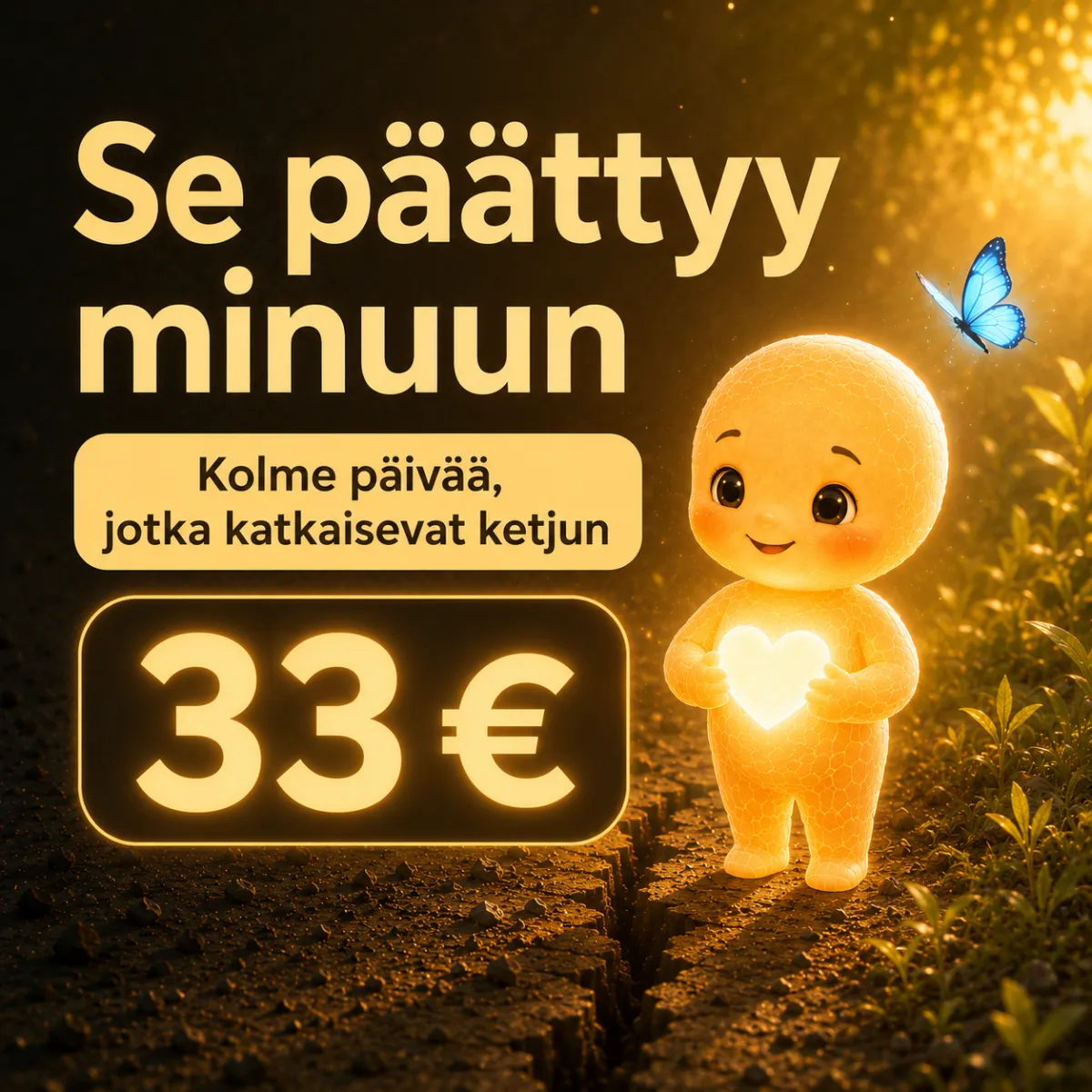 Se päättyy minuun