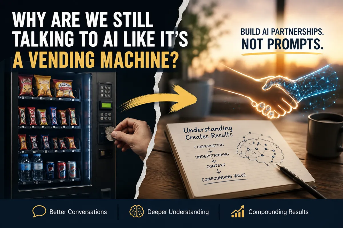 Stop Learning AI Prompts - Start Building AI Partnerships Instead