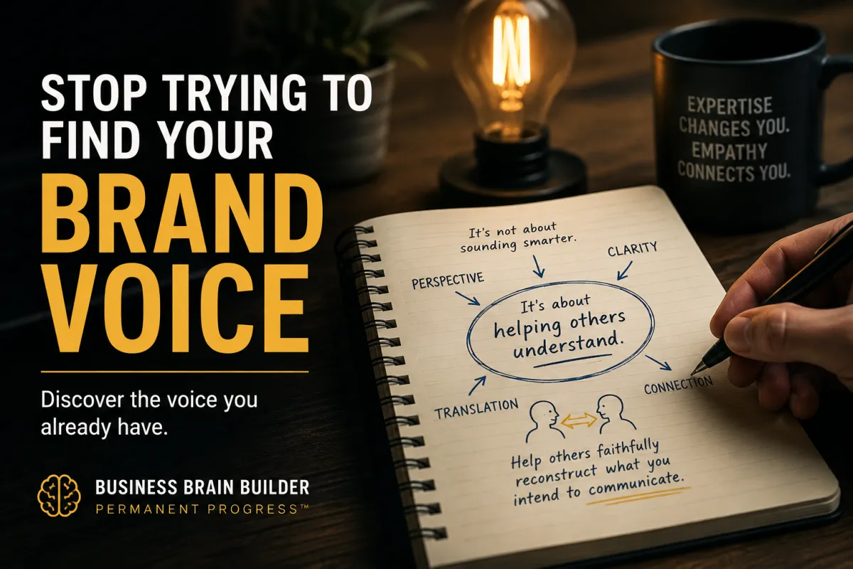 Discover Your Brand Voice Through Progressive Discovery