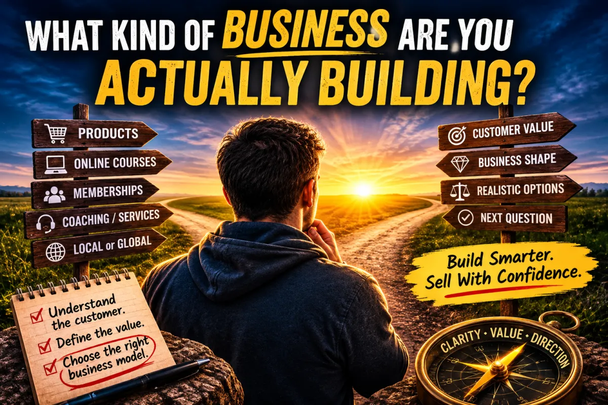 What Kind of Business Are You Actually Building?