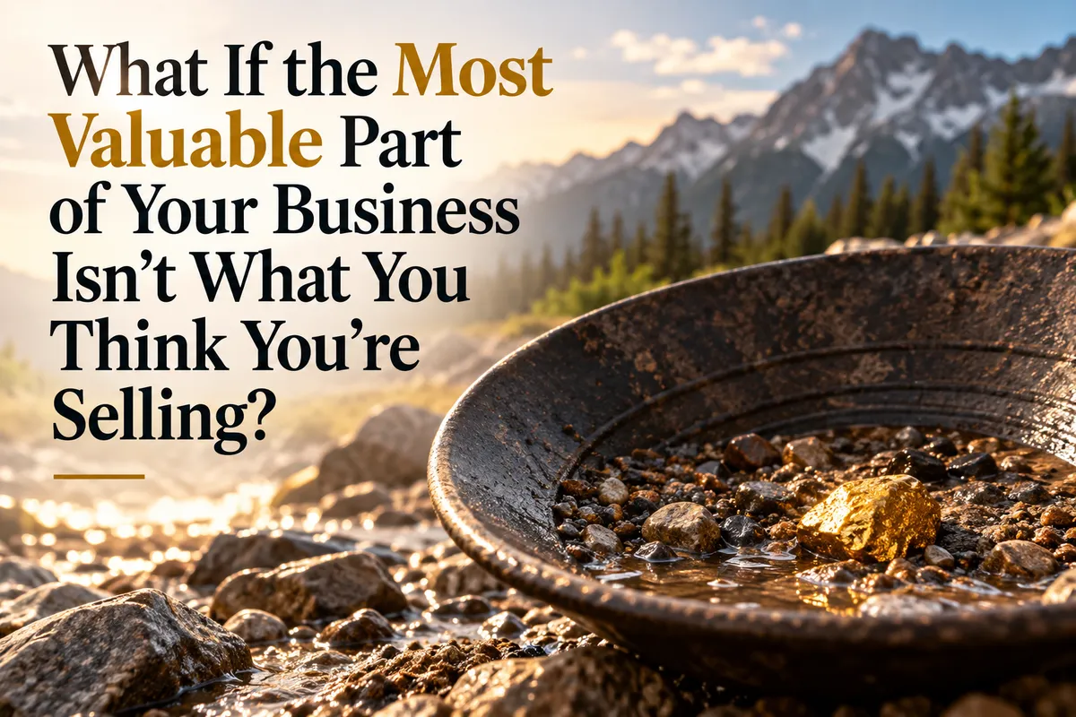 What If the Most Valuable Part of Your Business Isn't What You Think You're Selling?