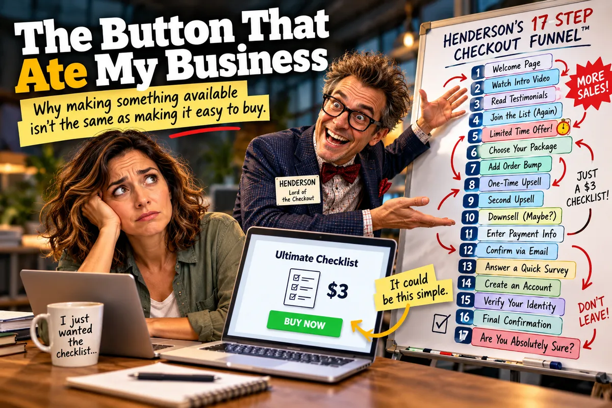 The Button That Ate My Business