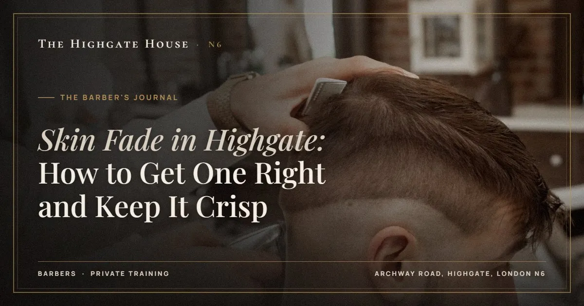 Skin Fade in Highgate: How to Get One Right and Keep It Crisp - The Barber's Journal, The Highgate House, Highgate N6