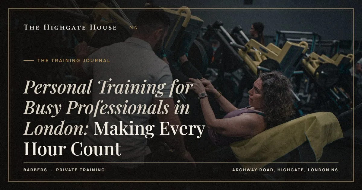 Personal Training for Busy Professionals in London: Making Every Hour Count - The Training Journal, The Highgate House, Highgate N6