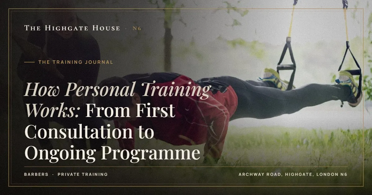 How Personal Training Works: From First Consultation to Ongoing Programme - The Training Journal, The Highgate House, Highgate N6