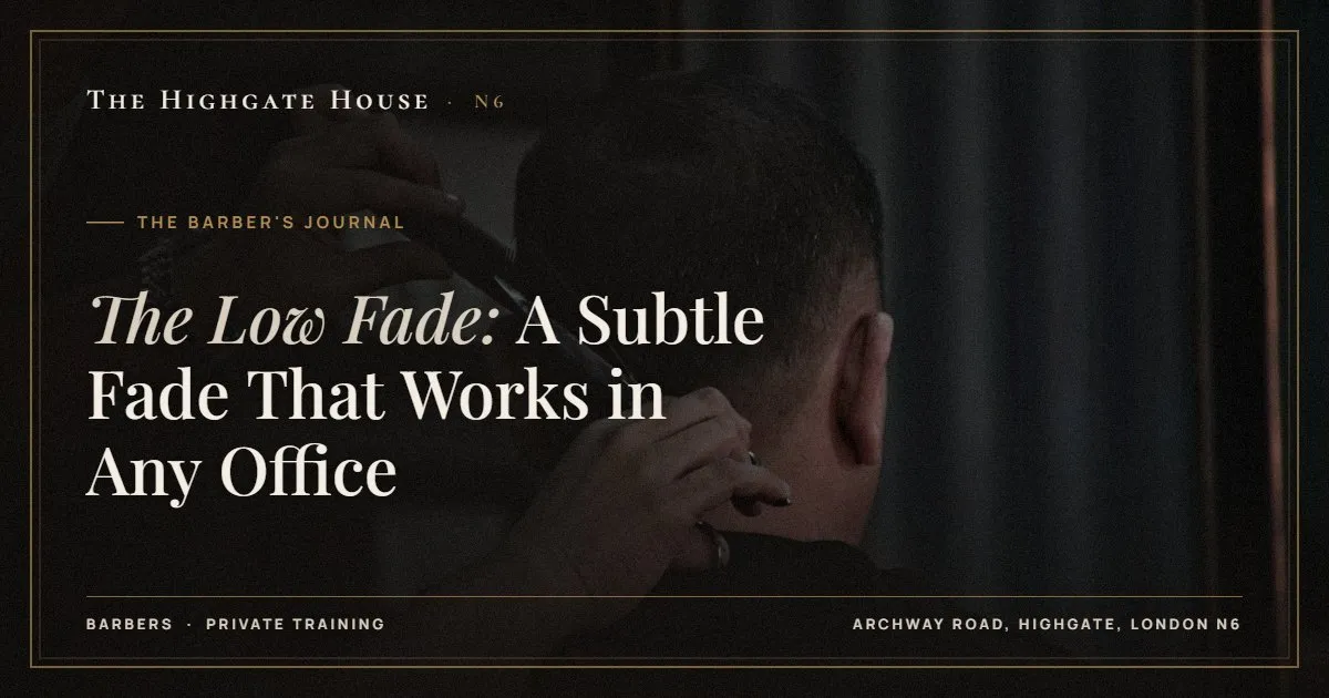 The Low Fade: A Subtle Fade That Works in Any Office - The Barber's Journal, The Highgate House, Highgate N6
