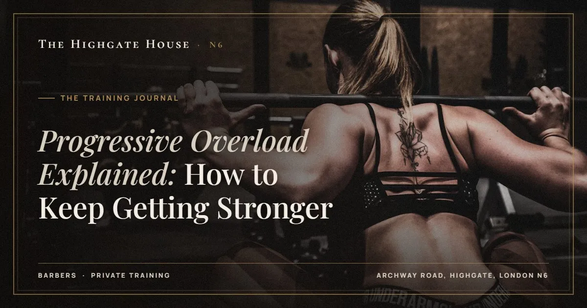 Progressive Overload Explained: How to Keep Getting Stronger - The Training Journal, The Highgate House, Highgate N6