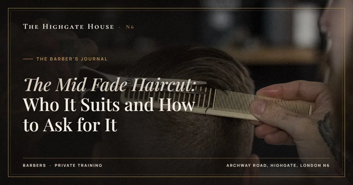The Mid Fade Haircut: Who It Suits and How to Ask for It - The Barber's Journal, The Highgate House, Highgate N6