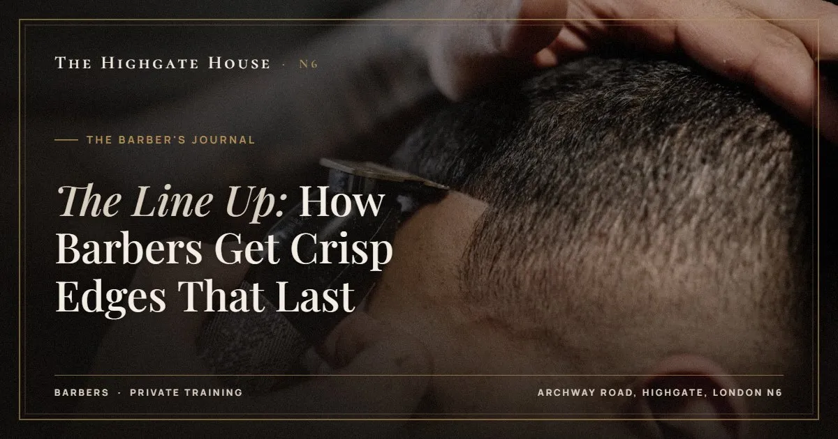 The Line Up: How Barbers Get Crisp Edges That Last - The Barber's Journal, The Highgate House, Highgate N6