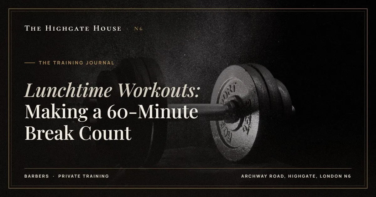 Lunchtime Workouts: Making a 60-Minute Break Count - The Training Journal, The Highgate House, Highgate N6