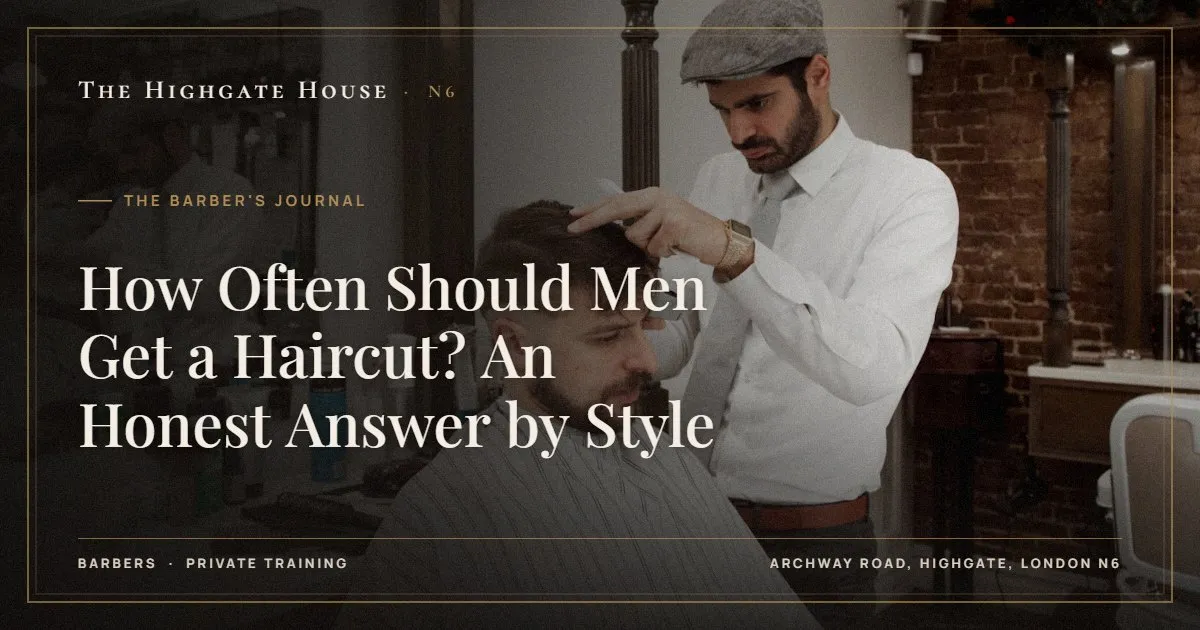 How Often Should Men Get a Haircut? An Honest Answer by Style - The Barber's Journal, The Highgate House, Highgate N6