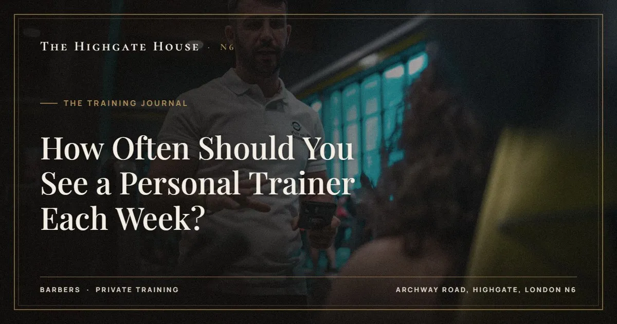 How Often Should You See a Personal Trainer Each Week? - The Training Journal, The Highgate House, Highgate N6