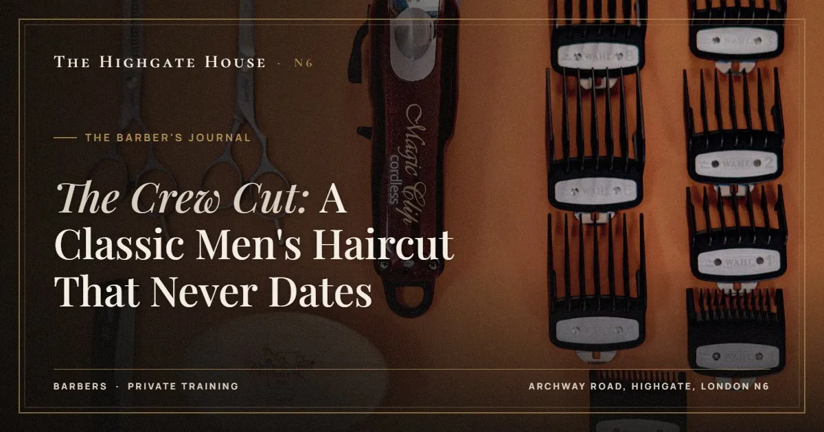 The Crew Cut: A Classic Men's Haircut That Never Dates - The Barber's Journal, The Highgate House, Highgate N6
