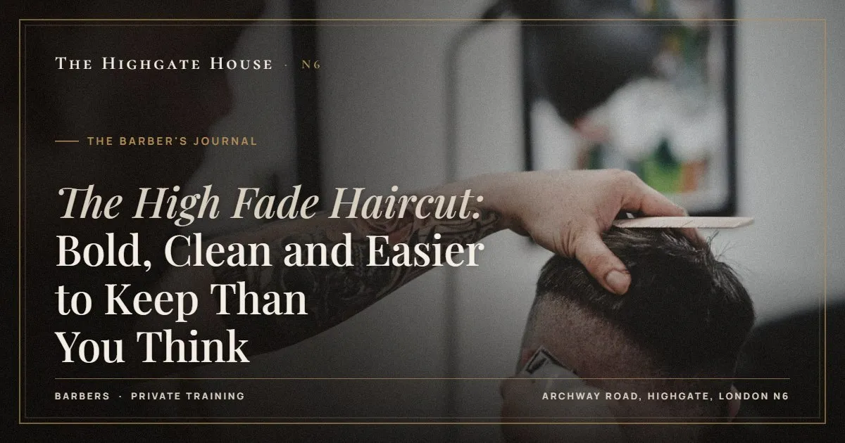 The High Fade Haircut: Bold, Clean and Easier to Keep Than You Think - The Barber's Journal, The Highgate House, Highgate N6