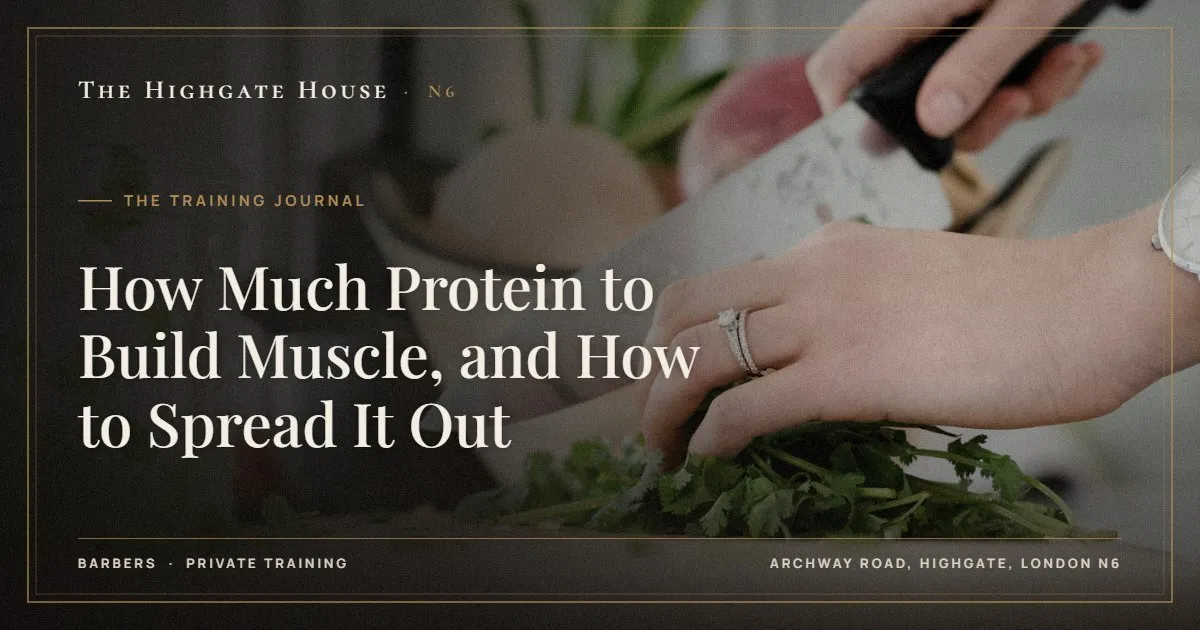 How Much Protein to Build Muscle, and How to Spread It Out - The Training Journal, The Highgate House, Highgate N6