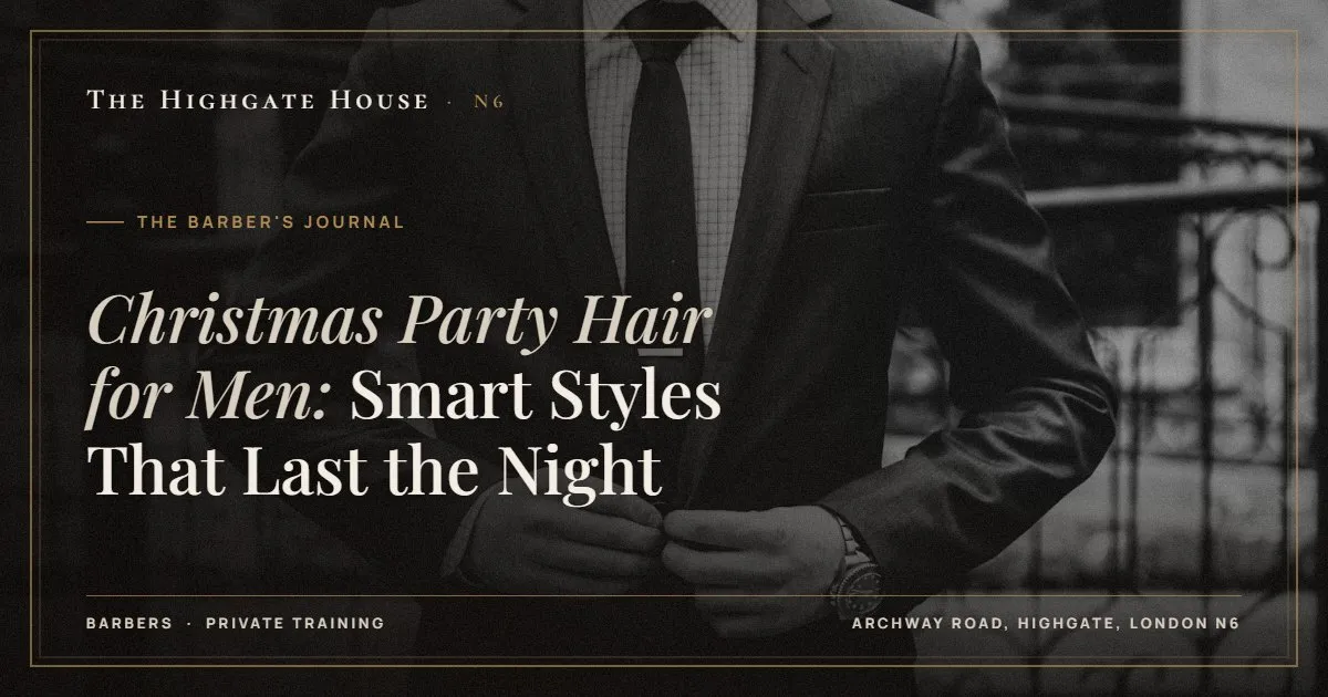Christmas Party Hair for Men: Smart Styles That Last the Night - The Barber's Journal, The Highgate House, Highgate N6