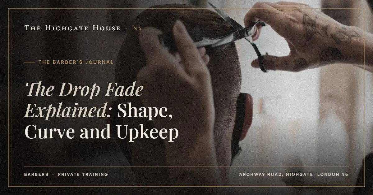 The Drop Fade Explained: Shape, Curve and Upkeep - The Barber's Journal, The Highgate House, Highgate N6