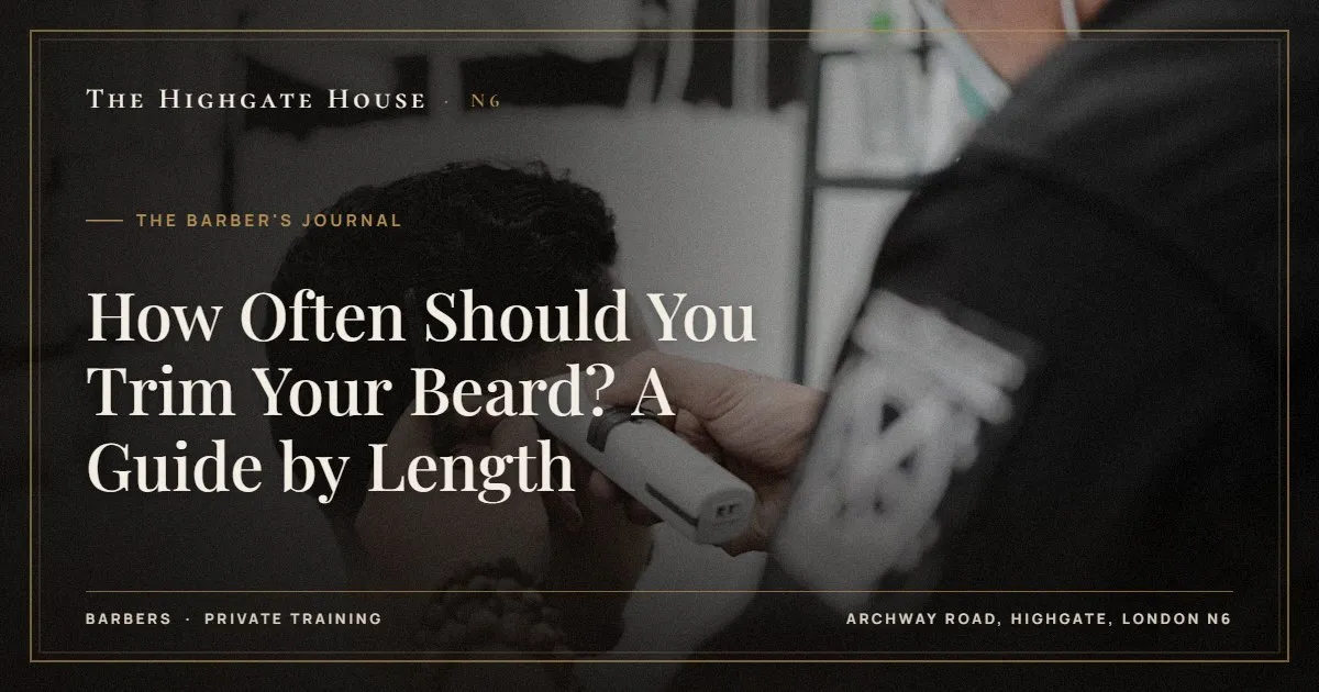 How Often Should You Trim Your Beard? A Guide by Length - The Barber's Journal, The Highgate House, Highgate N6