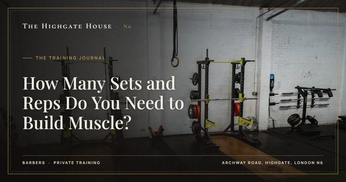 How Many Sets and Reps Do You Need to Build Muscle? - The Training Journal, The Highgate House, Highgate N6