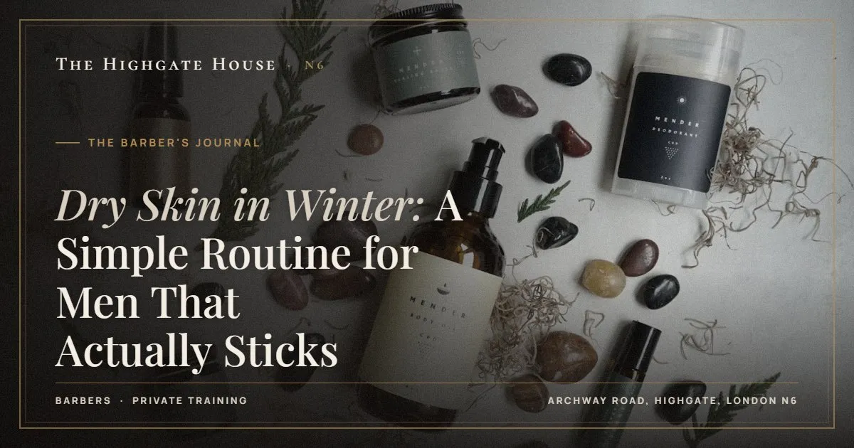 Dry Skin in Winter: A Simple Routine for Men That Actually Sticks - The Barber's Journal, The Highgate House, Highgate N6