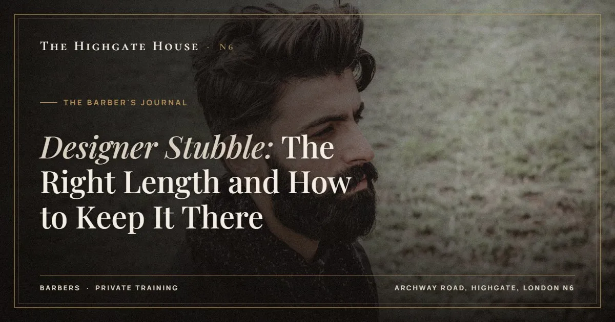 Designer Stubble: The Right Length and How to Keep It There - The Barber's Journal, The Highgate House, Highgate N6