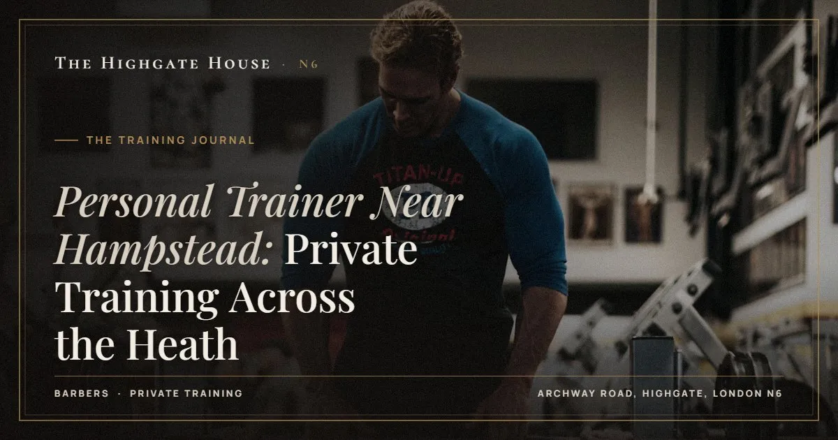 Personal Trainer Near Hampstead: Private Training Across the Heath - The Training Journal, The Highgate House, Highgate N6