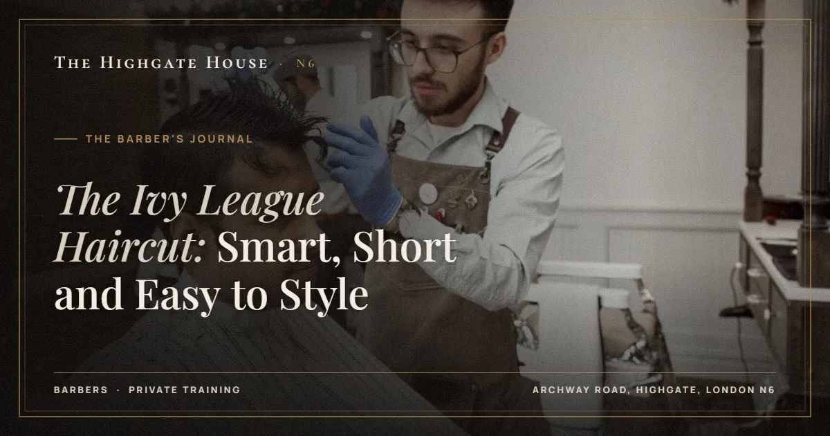 The Ivy League Haircut: Smart, Short and Easy to Style - The Barber's Journal, The Highgate House, Highgate N6