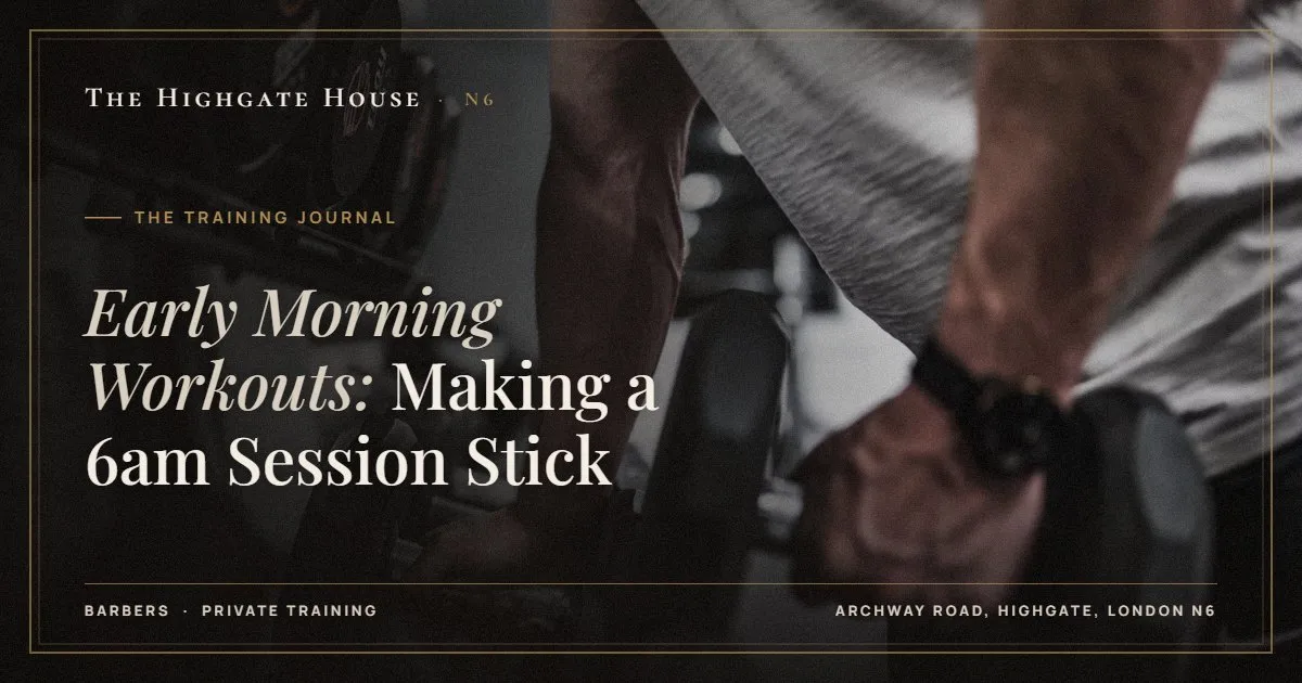 Early Morning Workouts: Making a 6am Session Stick - The Training Journal, The Highgate House, Highgate N6