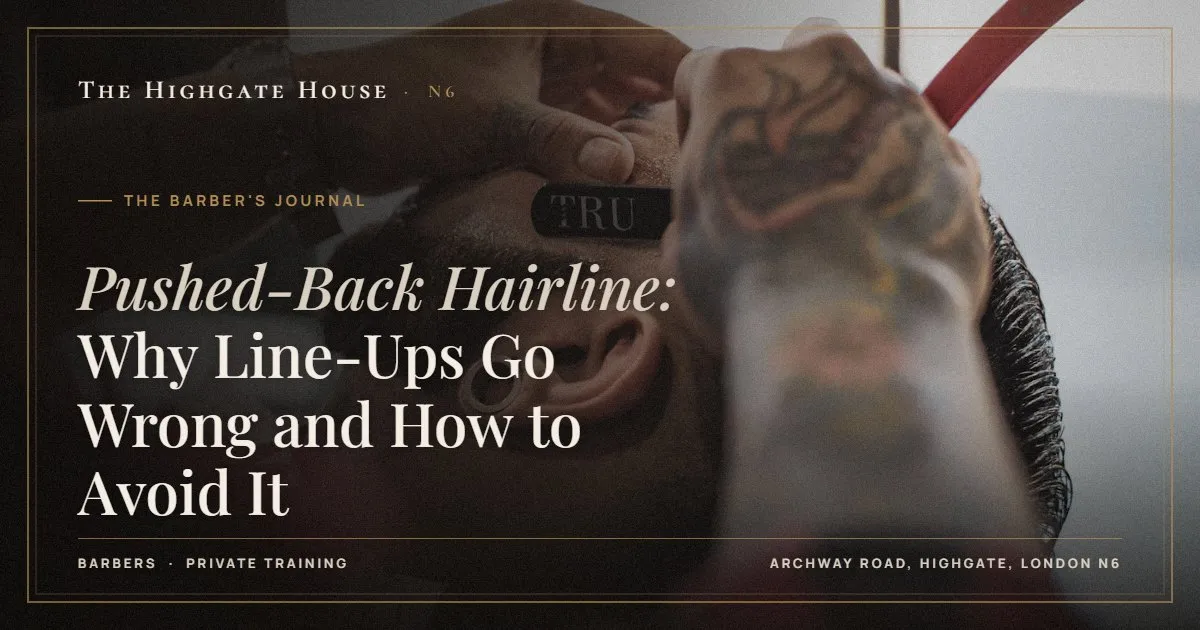 Pushed-Back Hairline: Why Line-Ups Go Wrong and How to Avoid It - The Barber's Journal, The Highgate House, Highgate N6