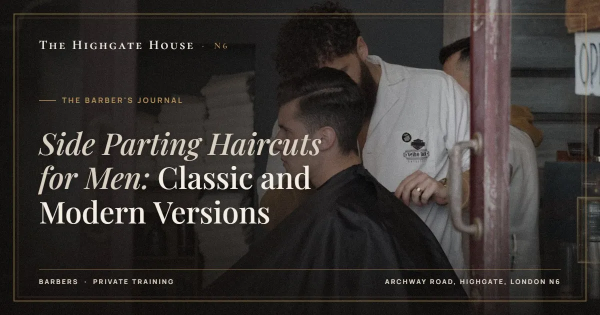 Side Parting Haircuts for Men: Classic and Modern Versions - The Barber's Journal, The Highgate House, Highgate N6
