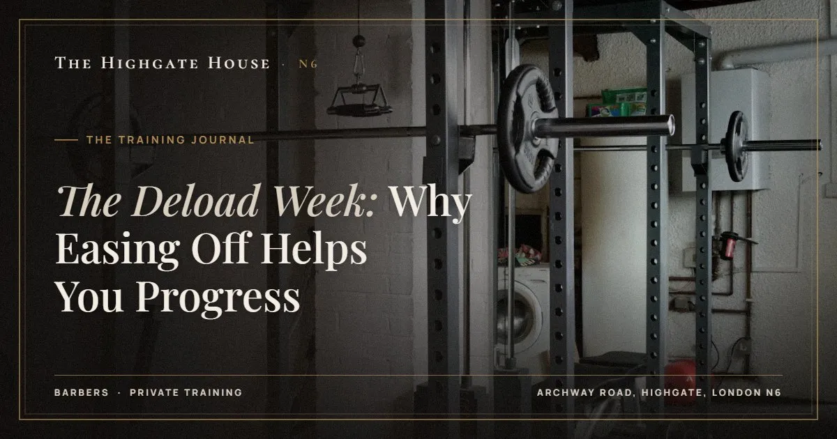 The Deload Week: Why Easing Off Helps You Progress - The Training Journal, The Highgate House, Highgate N6
