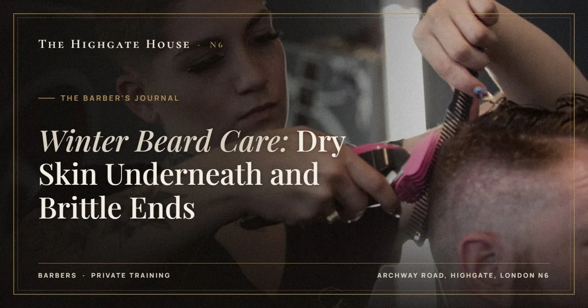 Winter Beard Care: Dry Skin Underneath and Brittle Ends - The Barber's Journal, The Highgate House, Highgate N6